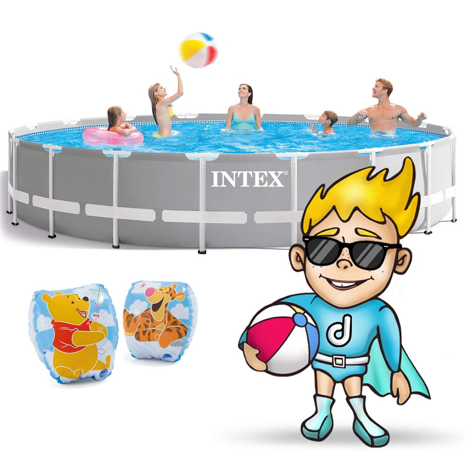 Raamiga aiabassein 549 x 122 cm 21 1 INTEX 26732 - Image 2