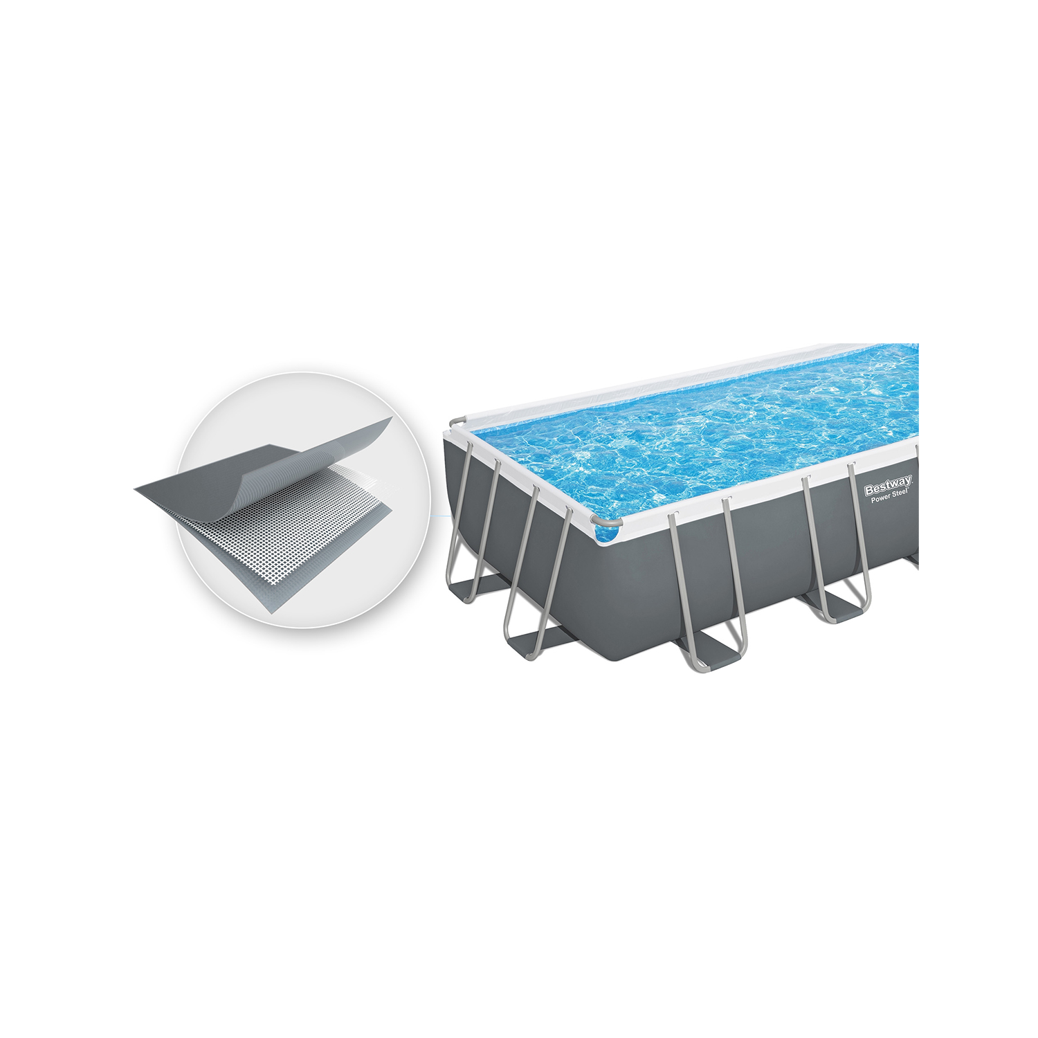 Raamiga aiabassein 549x274x122cm 17in1 Bestway 56466N - Image 6