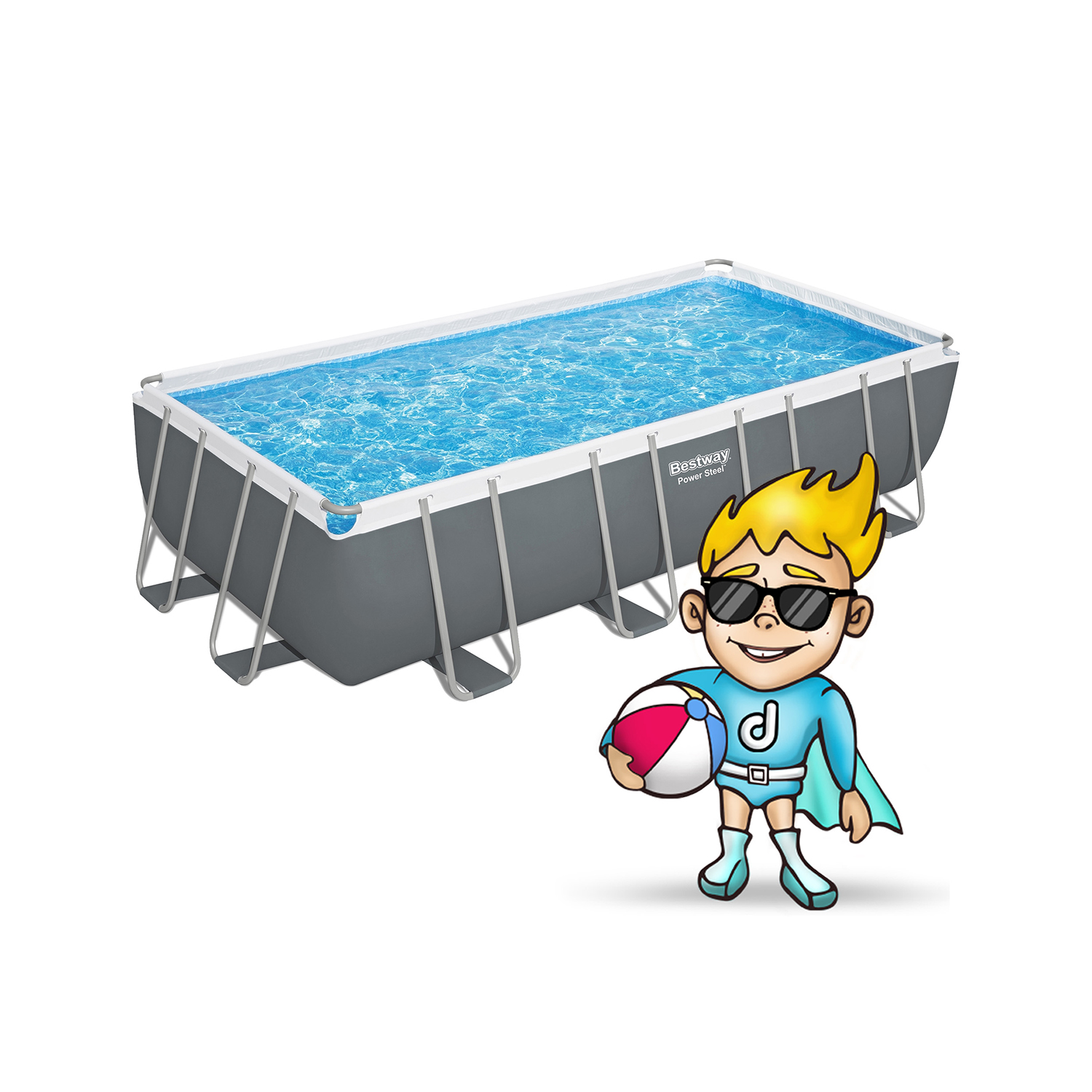 Raamiga aiabassein 549x274x122cm 17in1 Bestway 56466N - Image 2