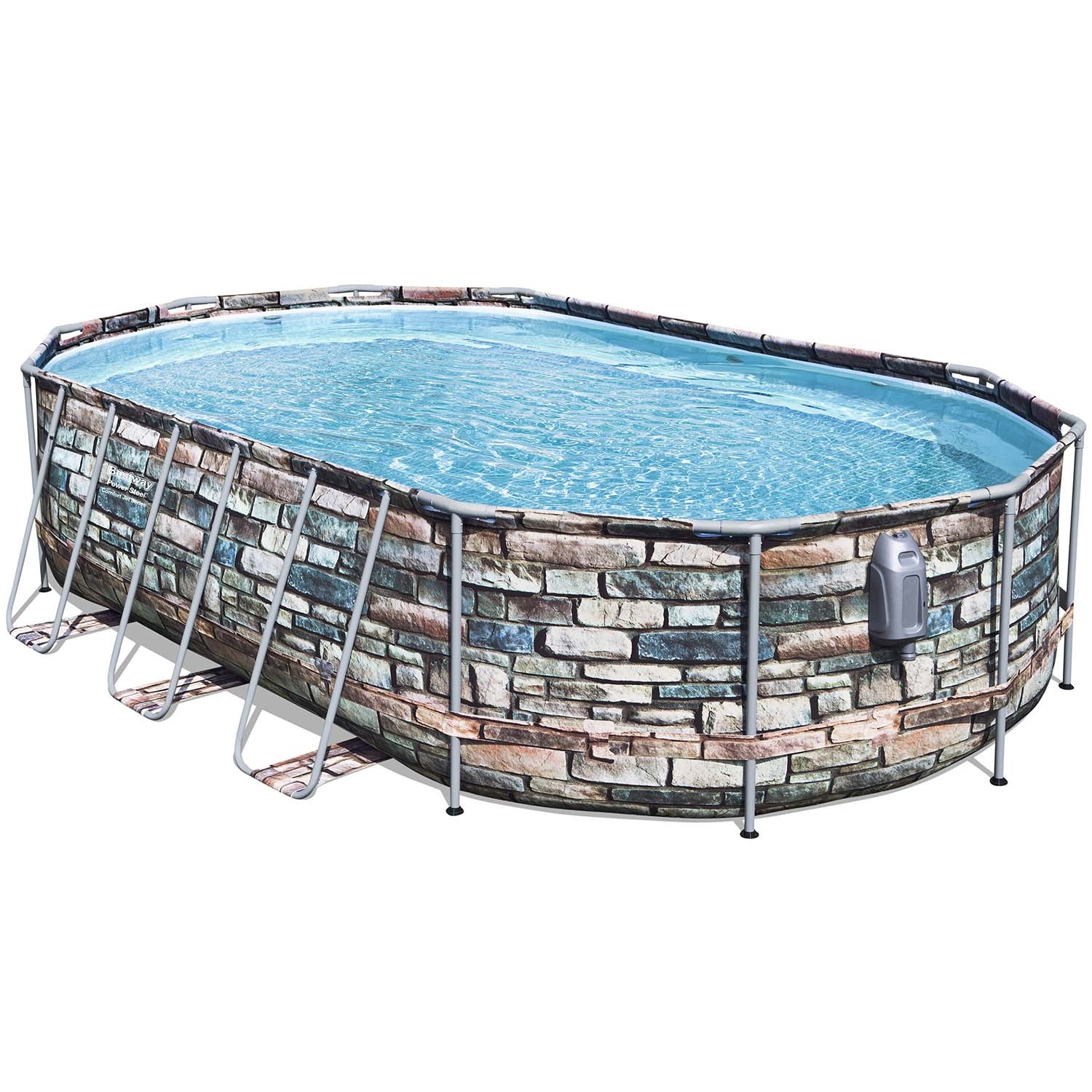 Raamiga aiabassein 610 x 366 x 122 cm 20-in-1 Bestway 56719 + TASUTA tõukeratas - Image 7