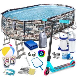 Raamiga aiabassein 610 x 366 x 122 cm 20-in-1 Bestway 56719 + TASUTA tõukeratas