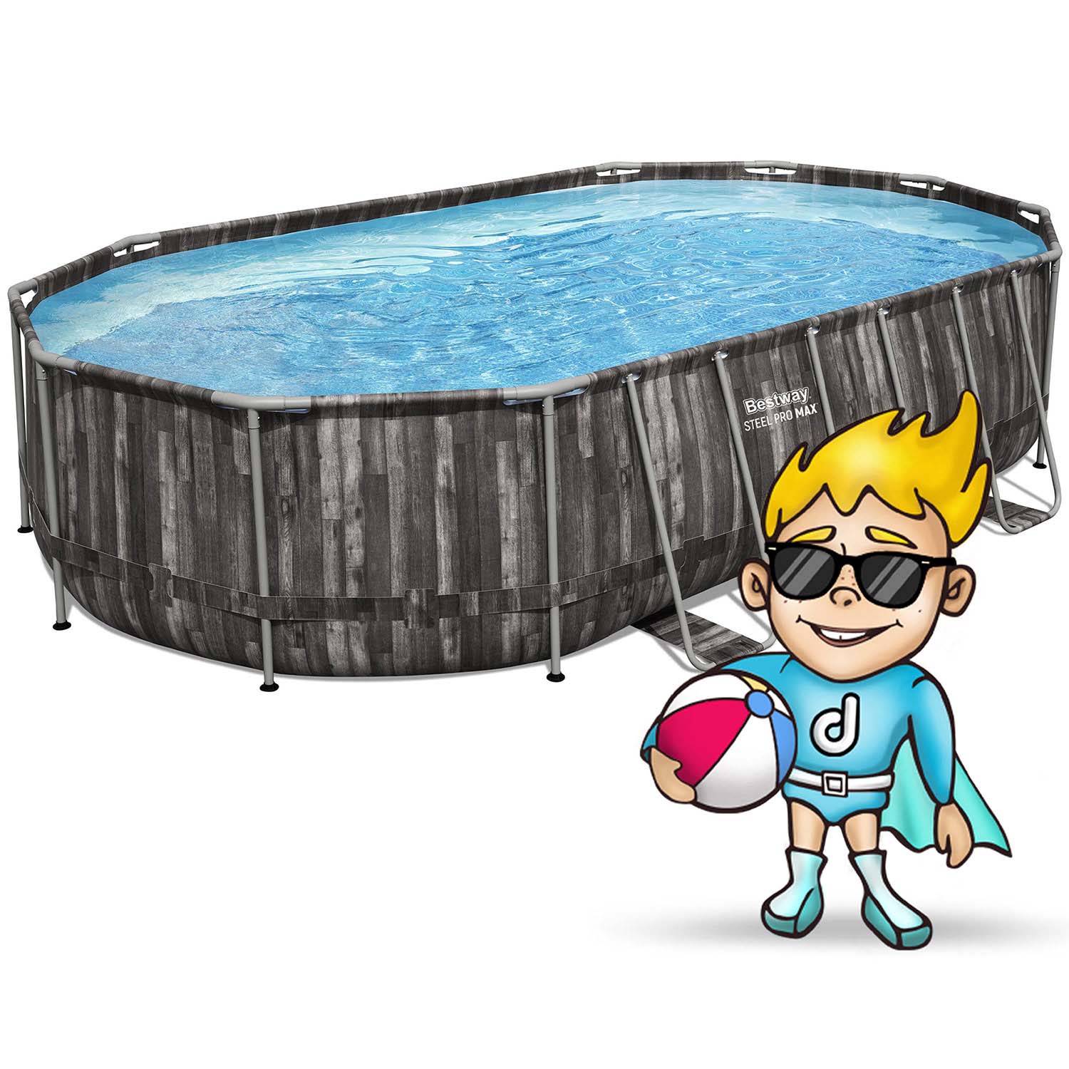 Raamiga aiabassein 610 x 366 x 122 cm 12-ühes Bestway 5611R - Image 13