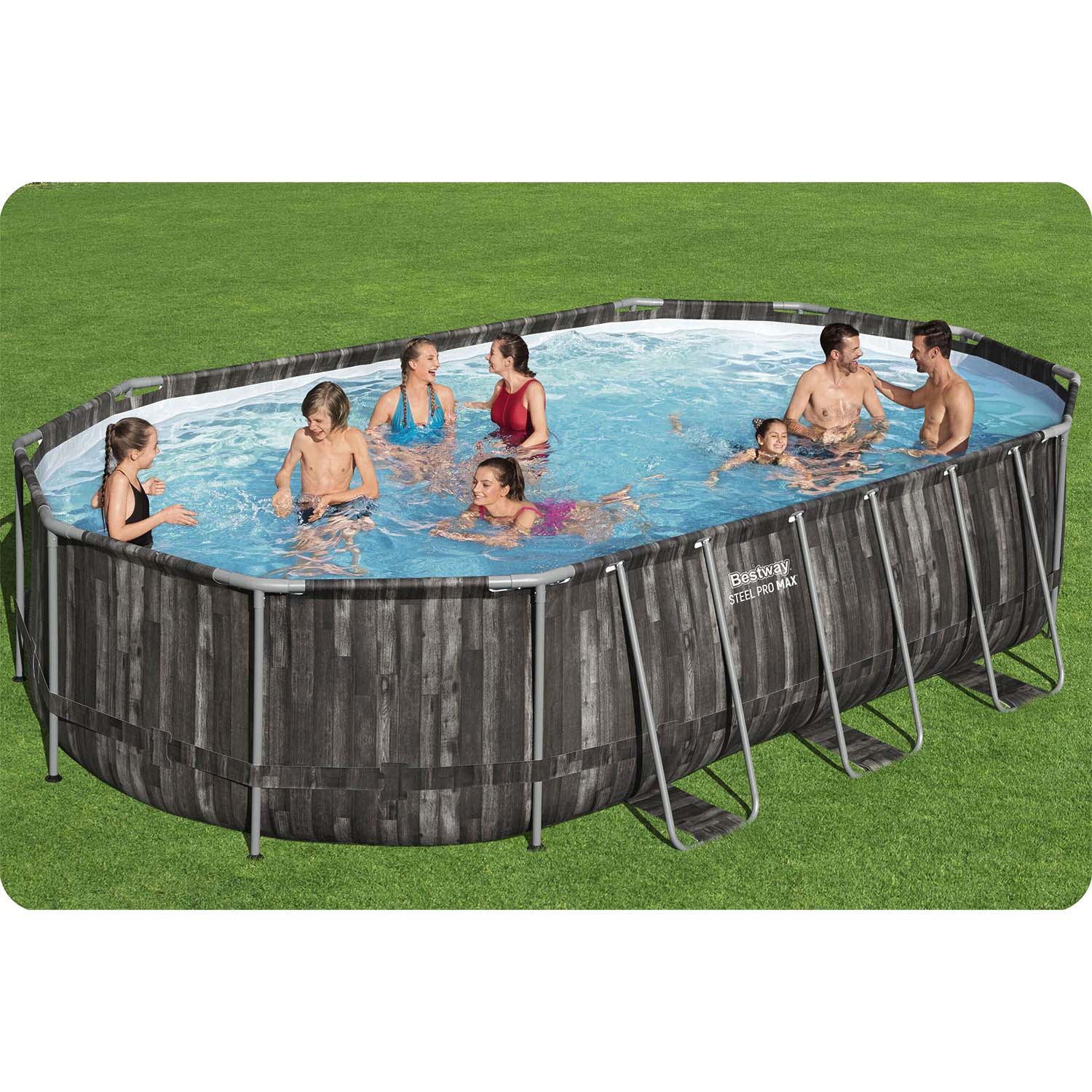 Raamiga aiabassein 610 x 366 x 122 cm 12-ühes Bestway 5611R - Image 8