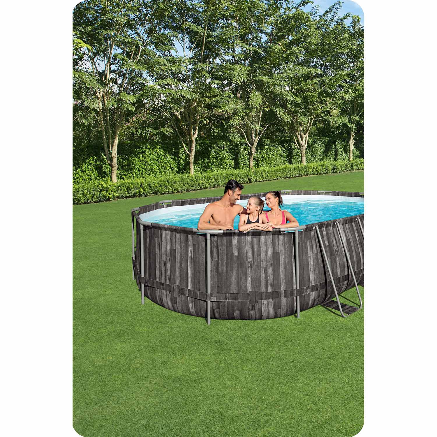 Raamiga aiabassein 610 x 366 x 122 cm 12-ühes Bestway 5611R - Image 9