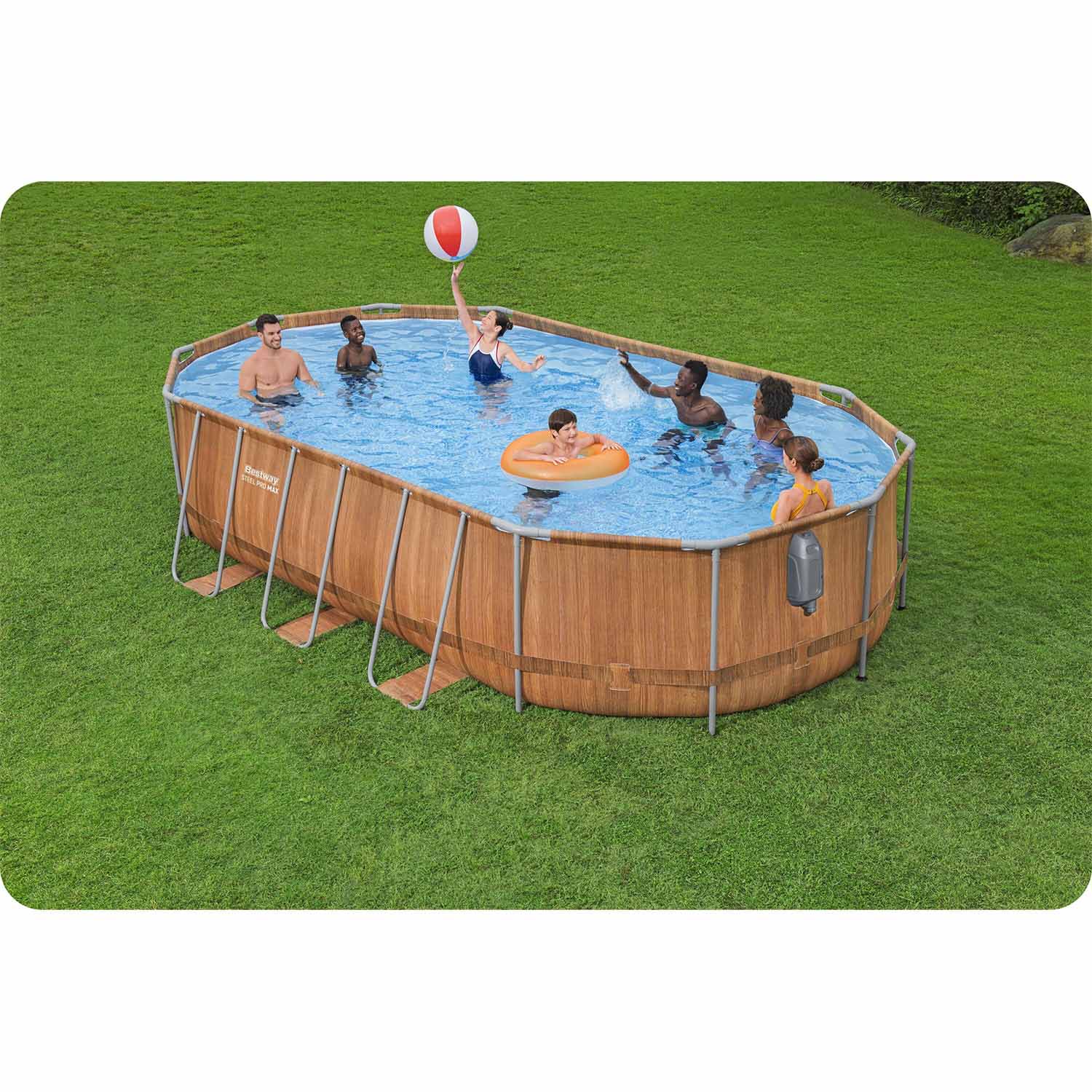 Raamiga aiabassein 610 x 366 x 122 cm 13-ühes Bestway 56719N - Image 11