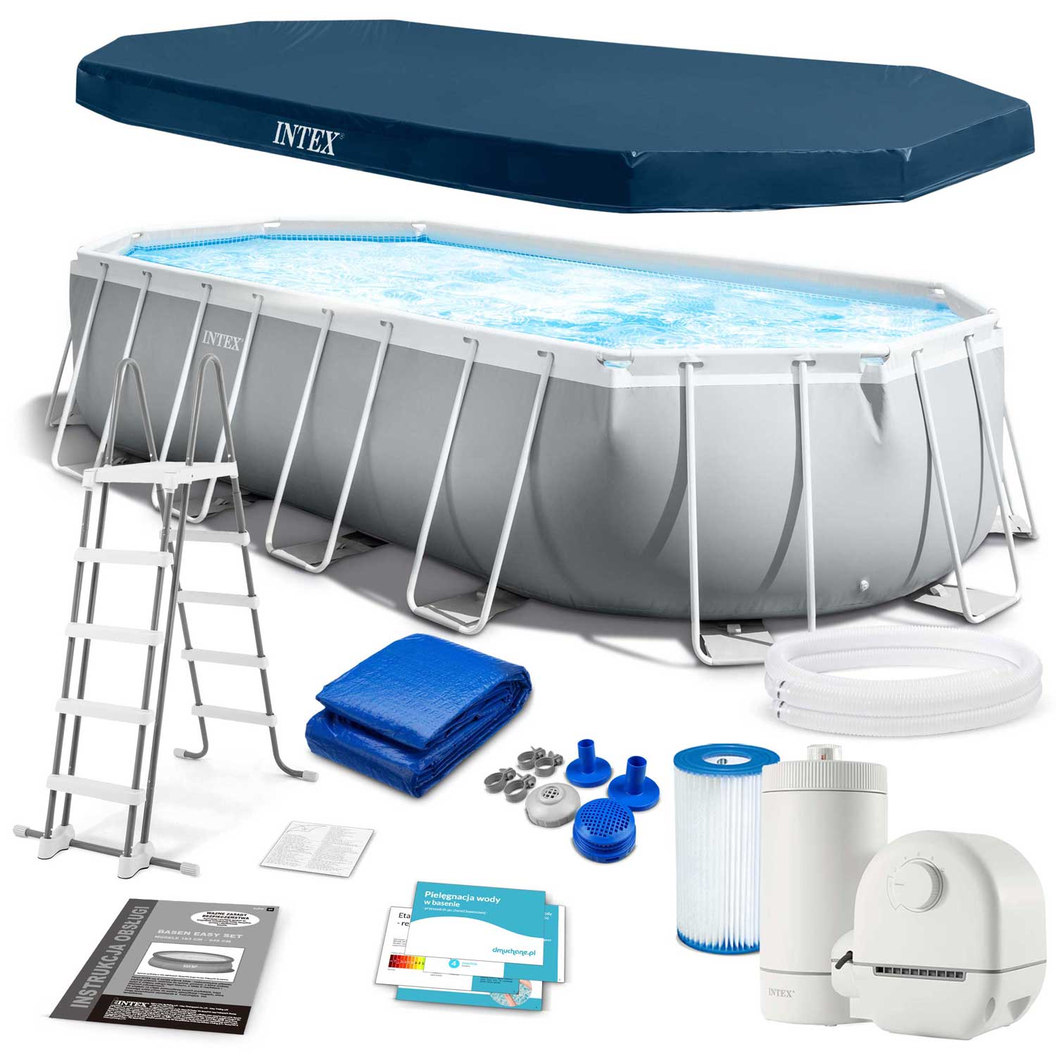 Raamiga aiabassein 610x305cm 6in1 INTEX 26798