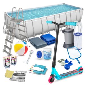 Raamiga aiabassein 640 x 274 x 132 cm 18-in-1 Bestway 5611Z + TASUTA tõukeratas