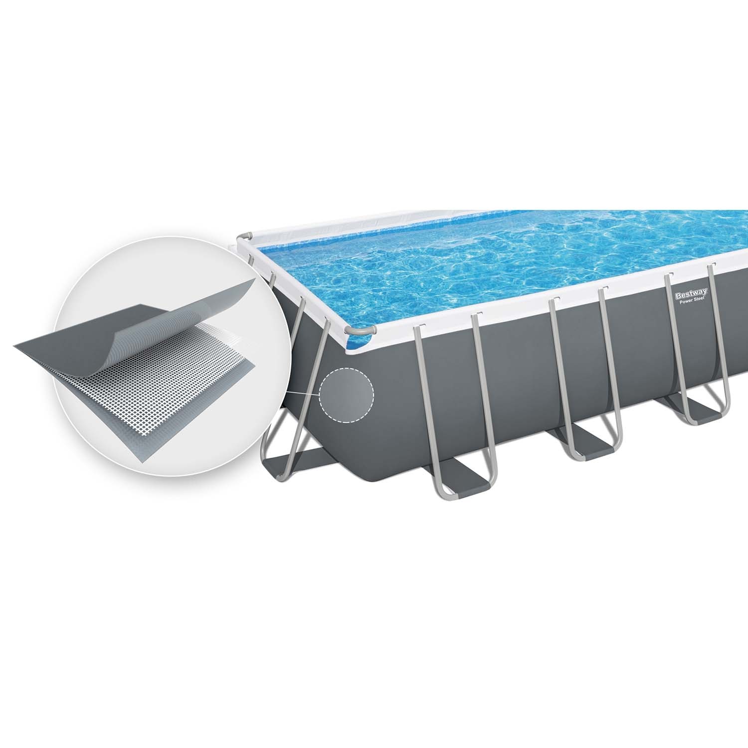 Raamiga aiabassein 640 x 274 x 132 cm 12-ühes Bestway 5611ZN - Image 4