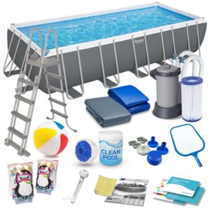 Raamiga aiabassein 640x274x132 cm 18in1 Bestway 5611ZN