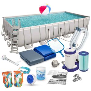 Raamiga aiabassein 732 x 366 x 132 cm 18-ühes Bestway 56474