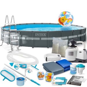 Raamiga aiabassein 732 x 132 cm 20 in 1 INTEX 26340