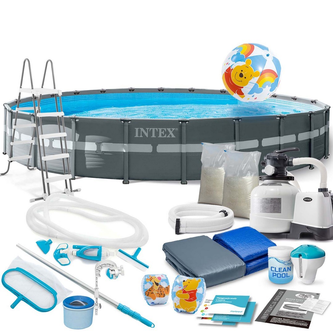 Raamiga aiabassein 732 x 132 cm 20 in 1 INTEX 26340