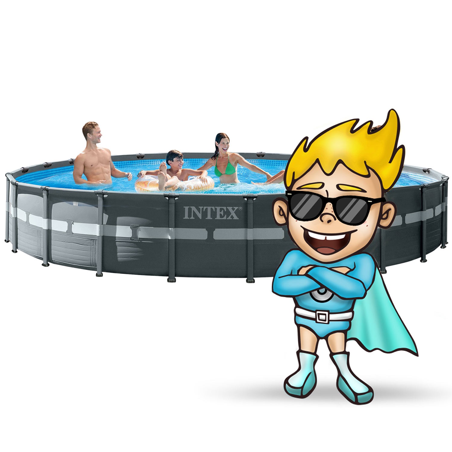 Raamiga aiabassein 732 x 132 cm 20 in 1 INTEX 26340 - Image 2