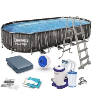 Raamiga aiabassein 732 x 366 x 122 cm 12-ühes Bestway 5611T