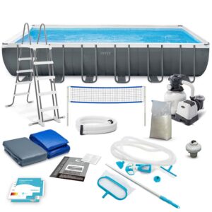 Raamiga aiabassein 732 x 366 x 132 cm 16-ühes INTEX 26368