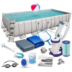 Raamiga aiabassein 732 x 366 x 132 cm 18-ühes Bestway 56474