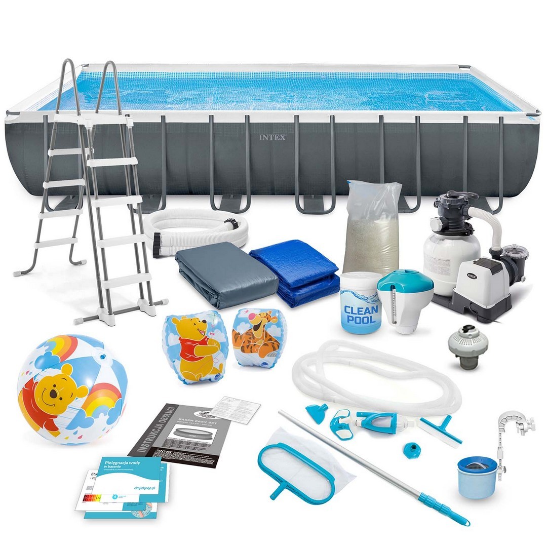 Raamiga aiabassein 732 x 366 x 132 cm 21-in-1 INTEX 26364 + TASUTA tõukeratas - Image 10