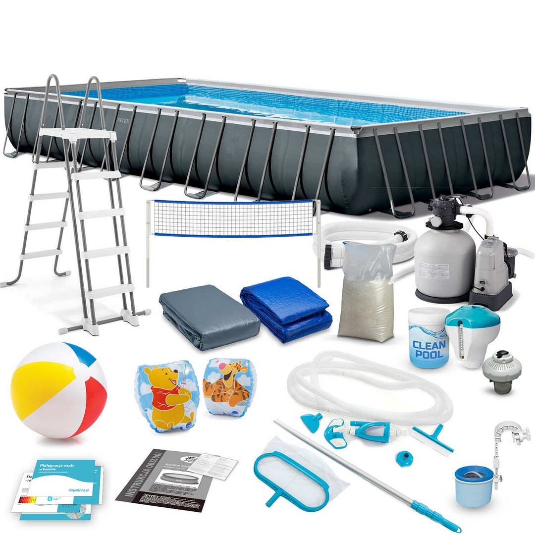 Raamiga aiabassein 975 x 488 x 132 cm 22-in-1 INTEX 26378 + TASUTA tõukeratas - Image 11