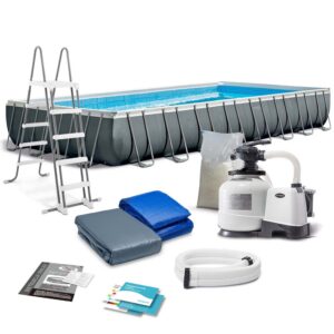 Raamiga aiabassein 975 x 488 x 132 cm 9-ühes INTEX 26374