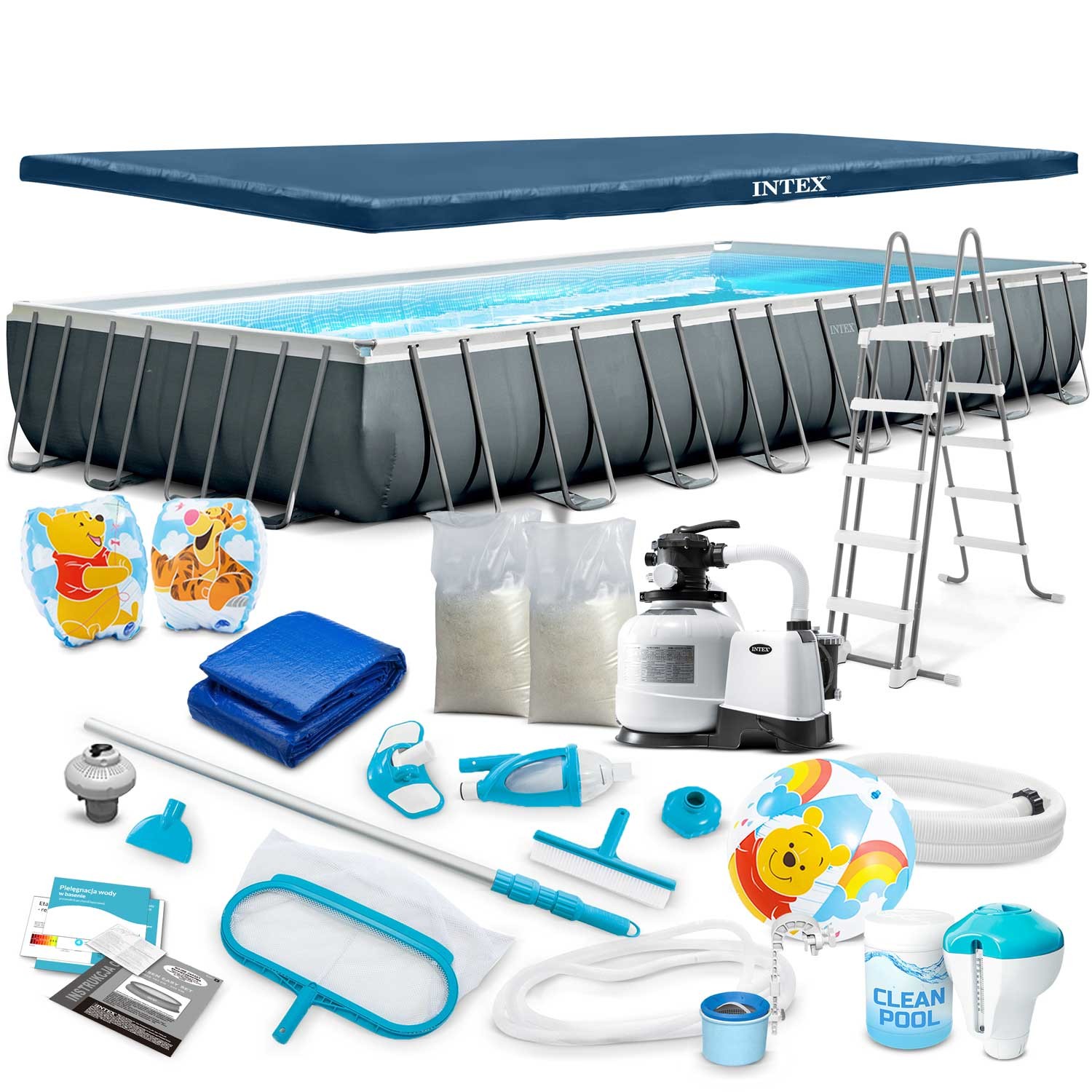 Raamiga aiabassein 975 x 488 x 132 cm 21 1 INTEX 26374