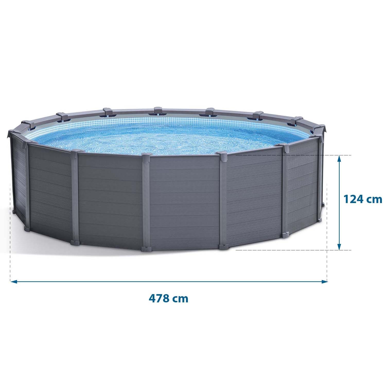 Raamiga aiabassein 478 x 124 cm 21 1 INTEX 26384 - Image 7
