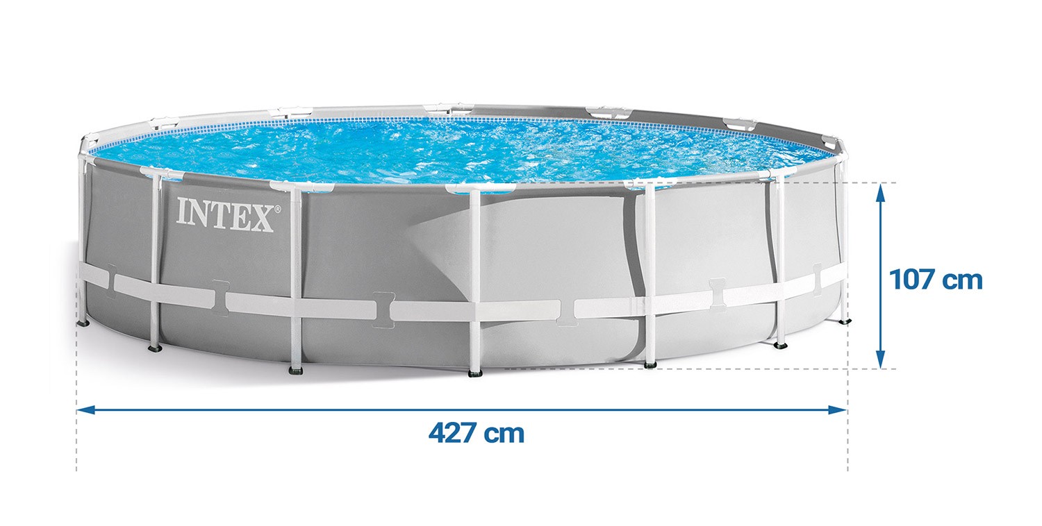 Raamiga aiabassein 427 x 107 cm 12-ühes INTEX 26720GN - Image 3