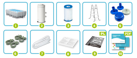 Prismaraamiga aiabassein 300 x 175 x 80 cm 4-ühes INTEX 26784 - Image 4