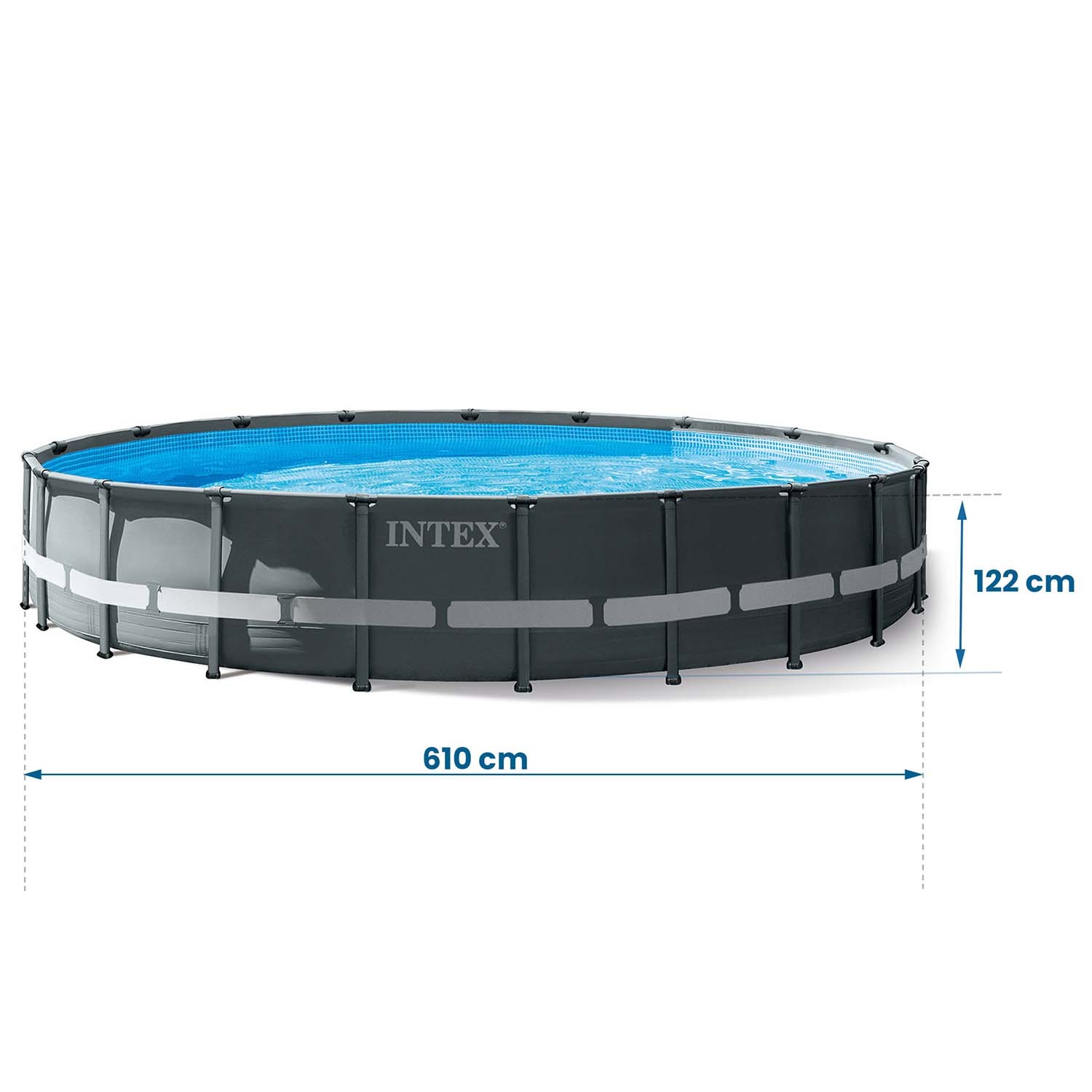 Raamiga aiabassein 610 x 122 cm 12-ühes INTEX 26334 - Image 6
