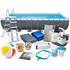 Raamiga aiabassein 732 x 366 x 132 cm 18 in 1 INTEX 26364