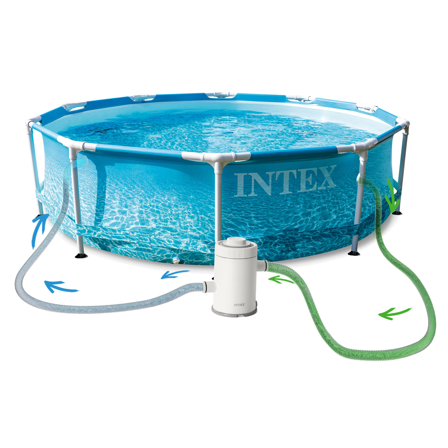 Raambassein 305x76 cm 16-ühes INTEX 28208 - Image 6