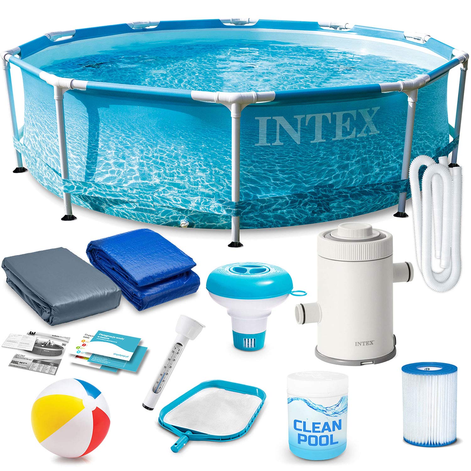 Raambassein 305x76 cm 16-ühes INTEX 28208