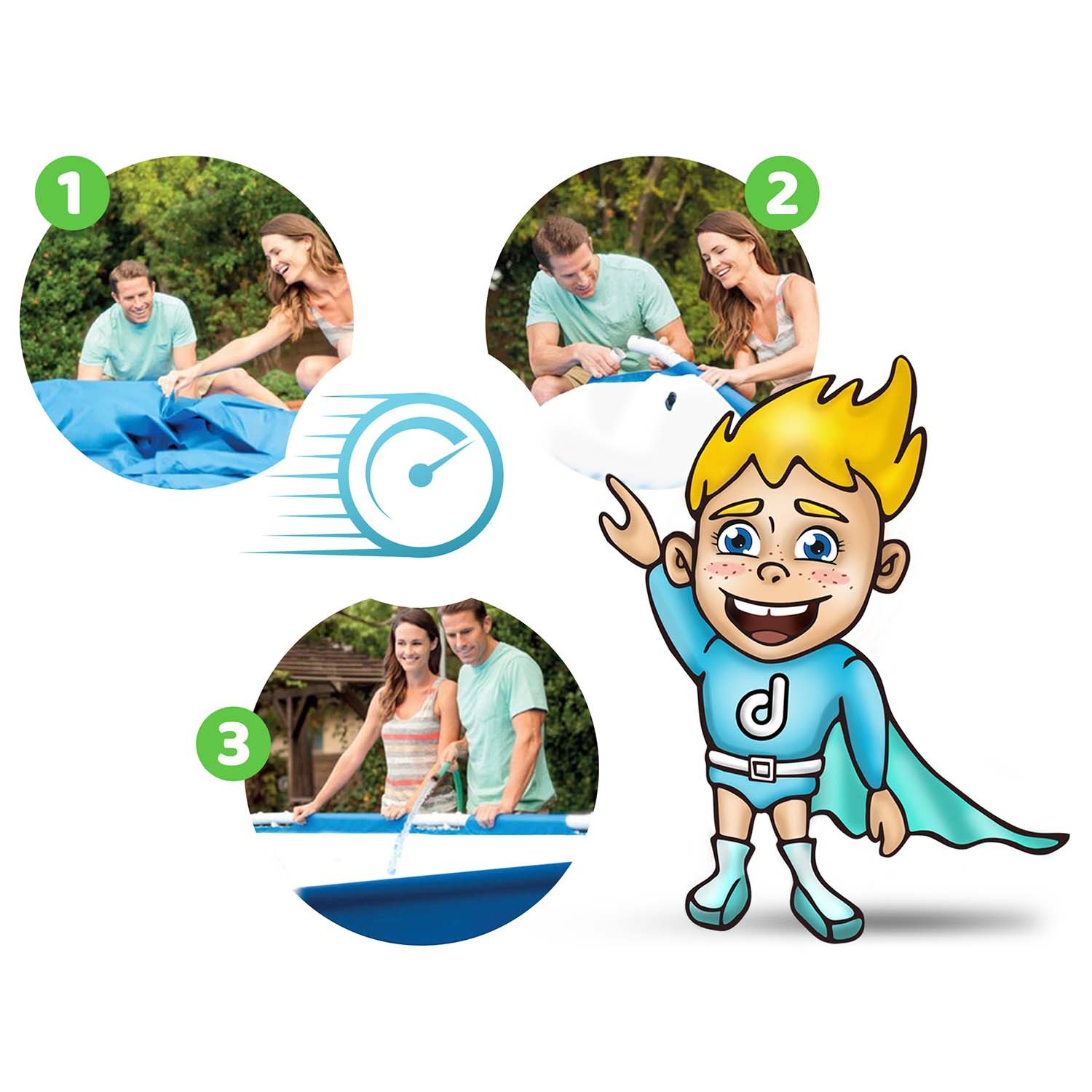 Raamiga aiabassein 400 x 211 x 81 cm 15-ühes Bestway 56405 - Image 6