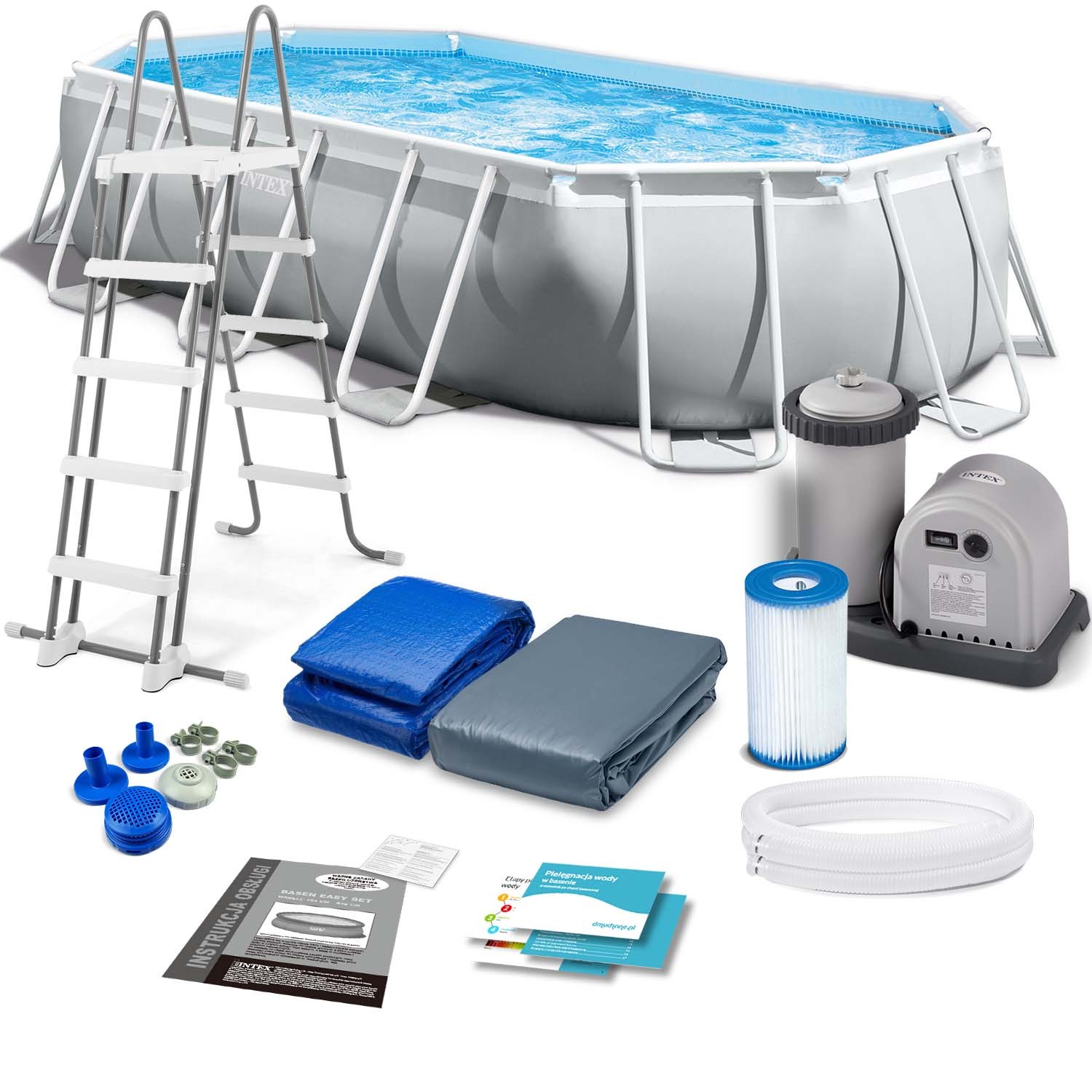 Raambassein 503 x 274 x 122 cm 12 ühes INTEX 26796GN