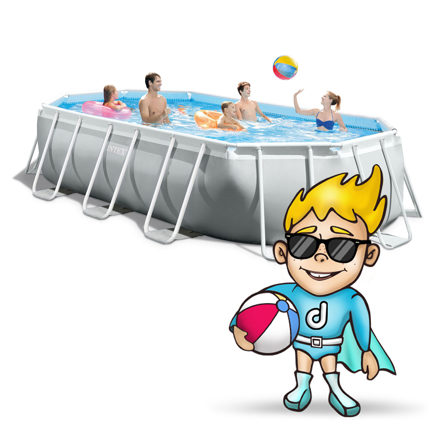 Raambassein 503x274x122cm 12in1 INTEX 26796 - Image 2