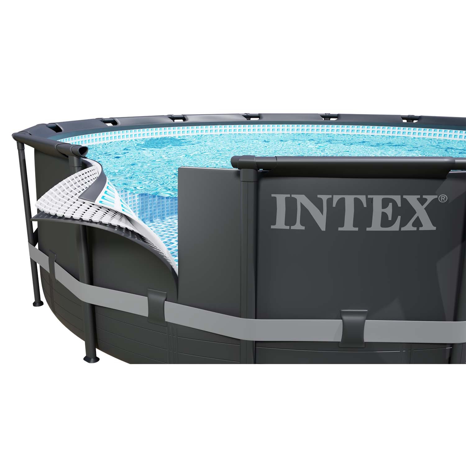 Raamiga aiabassein 610x122cm 20in1 INTEX 26334 + TASUTA tõukeratas - Image 4