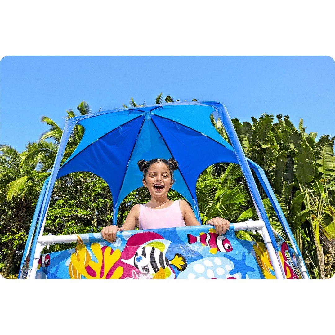 Laste raambassein katusega 183 x 51 cm Bestway 5618T - Image 2