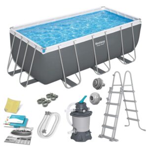 Raamiga aiabassein 412 x 201 x 122 cm 10 ühes BESTWAY 56457N