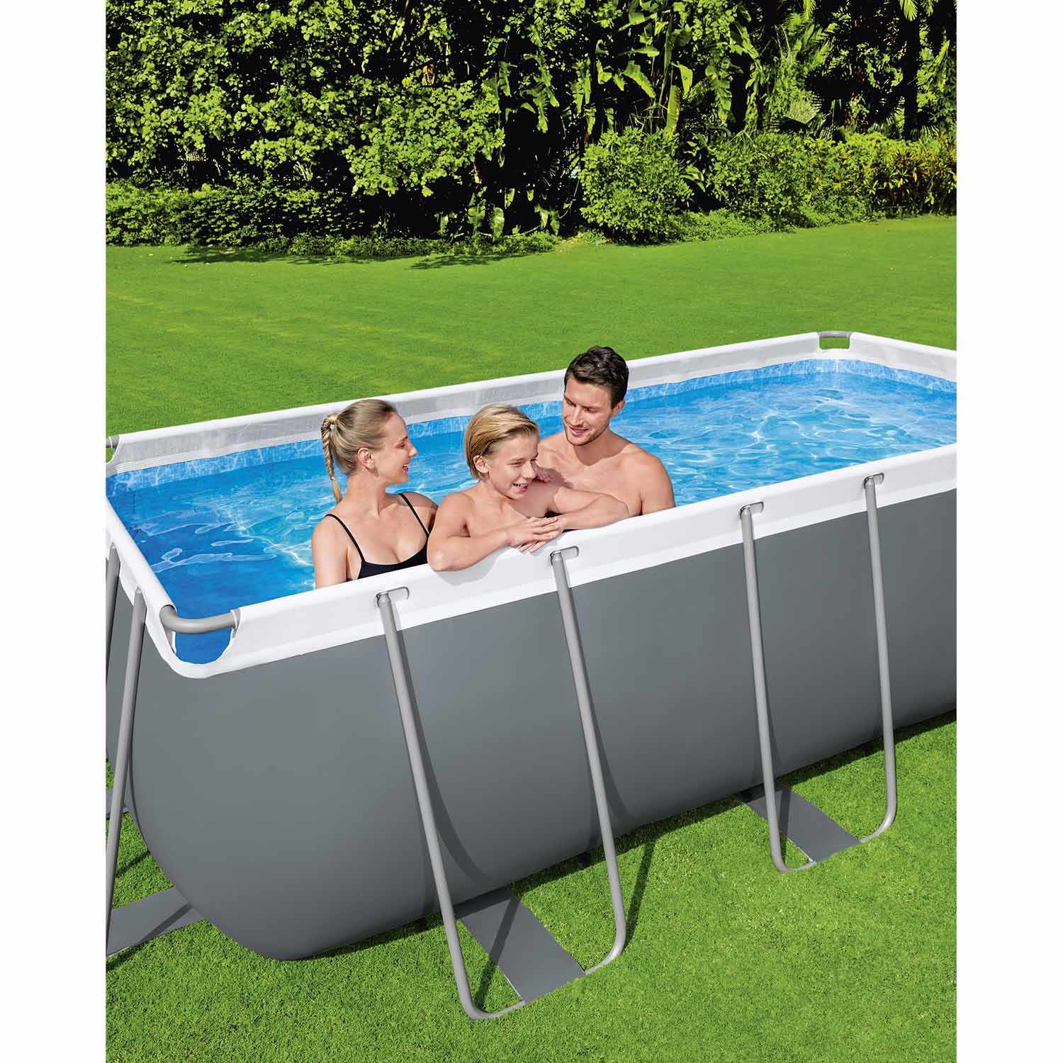 Raamiga aiabassein 412 x 201 x 122 cm 10 ühes BESTWAY 56457N - Image 7