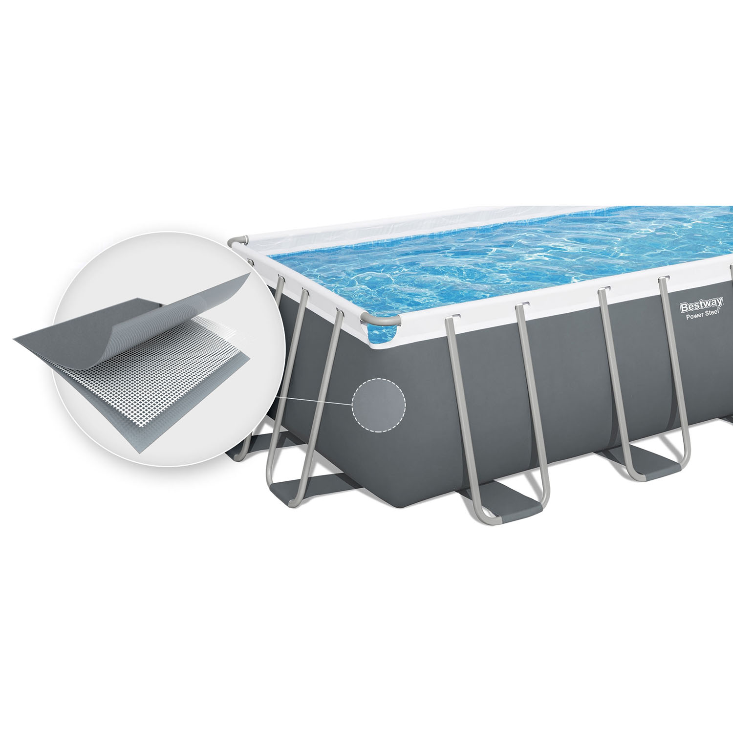 Raamiga aiabassein 488 x 244 x 122 cm 11 ühes Bestway 56671N - Image 4