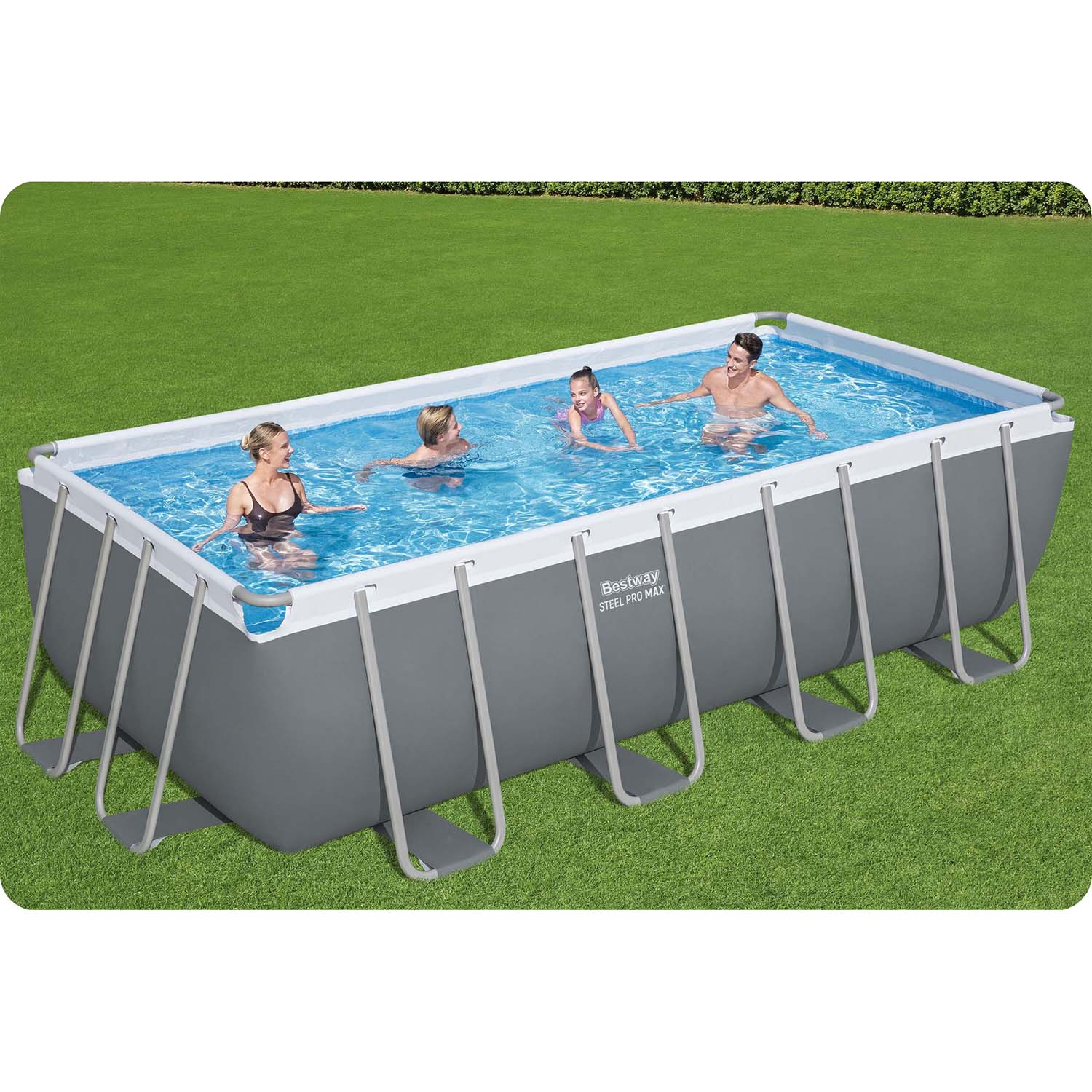 Raamiga aiabassein 488 x 244 x 122 cm 11 ühes Bestway 56671N - Image 8
