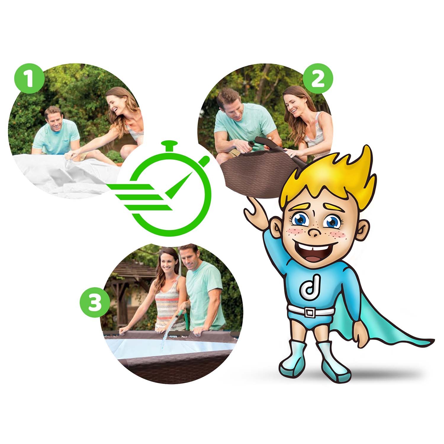 Raamiga aiabassein 549 x 122 cm 12-ühes Bestway 56977 - Image 7