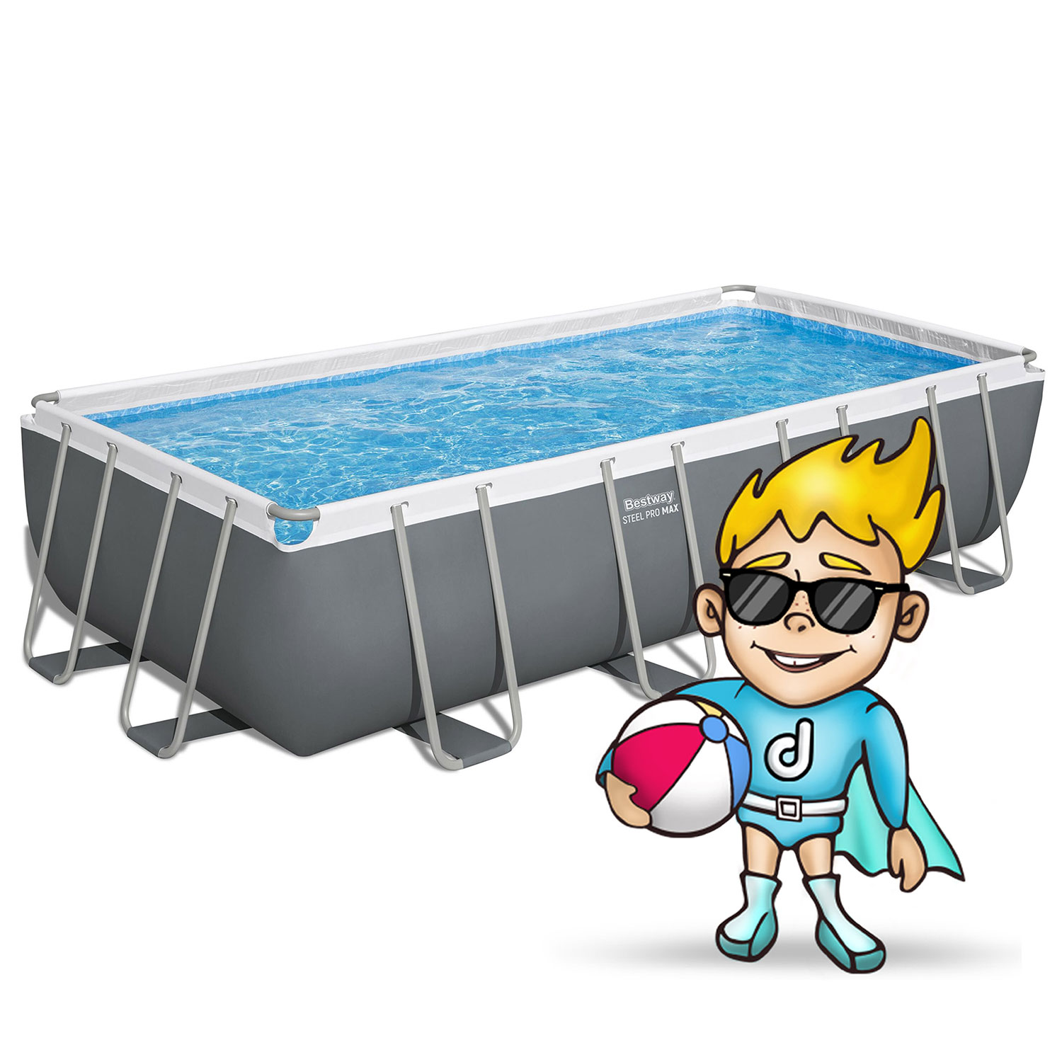 Raamiga aiabassein 549 x 274 x 122 cm 12 ühes Bestway 56465 - Image 5