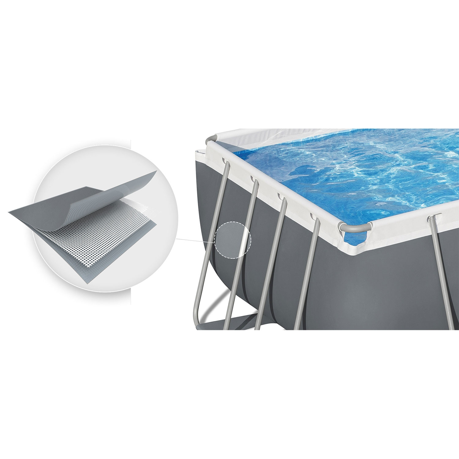 Raamiga aiabassein 549 x 274 x 122 cm 12 ühes Bestway 56465 - Image 2