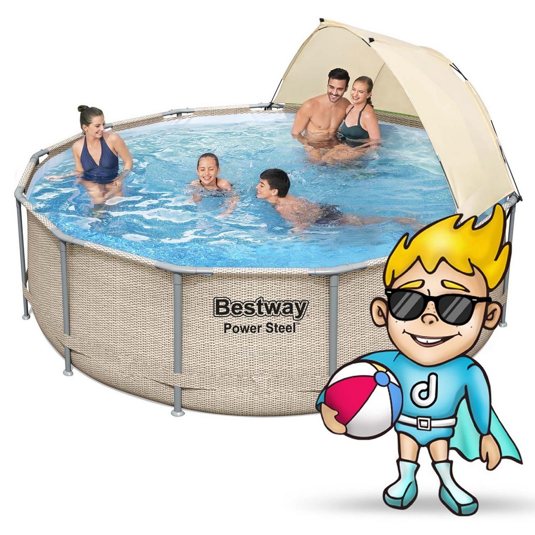 Raamiga aiabassein 396 x 107 cm 13-ühes Bestway 5614V - Image 4