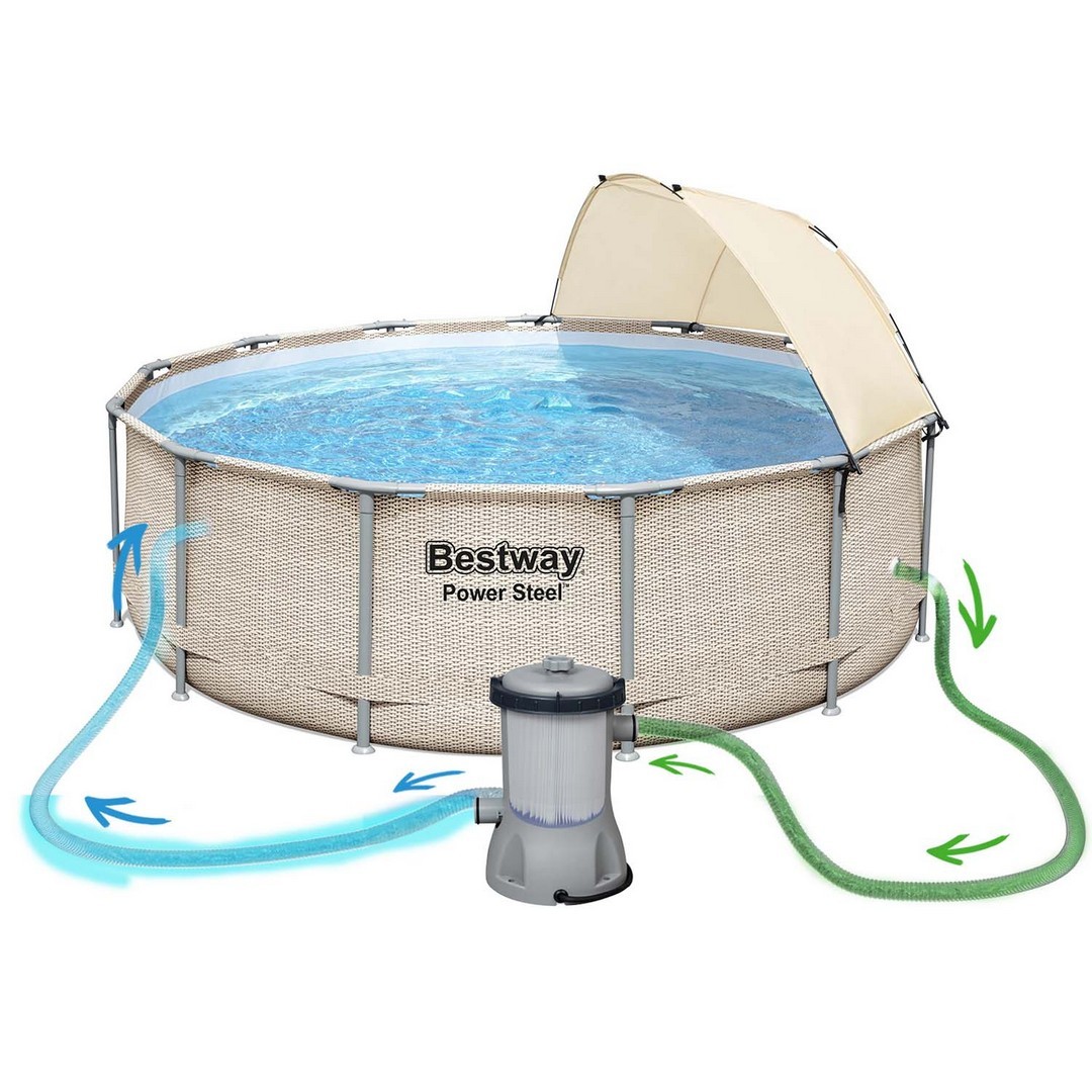 Raamiga aiabassein 396 x 107 cm 13-ühes Bestway 5614V - Image 6