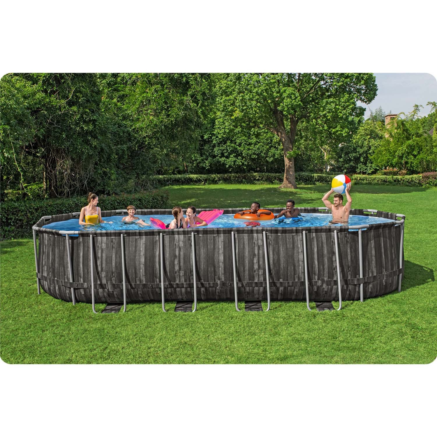 Raamiga aiabassein 732 x 366 x 132 cm 10-ühes Bestway 561ES - Image 5