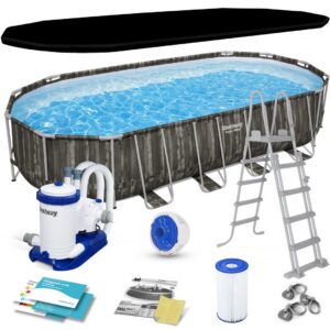 Raamiga aiabassein 732 x 366 x 132 cm 10-ühes Bestway 561ES