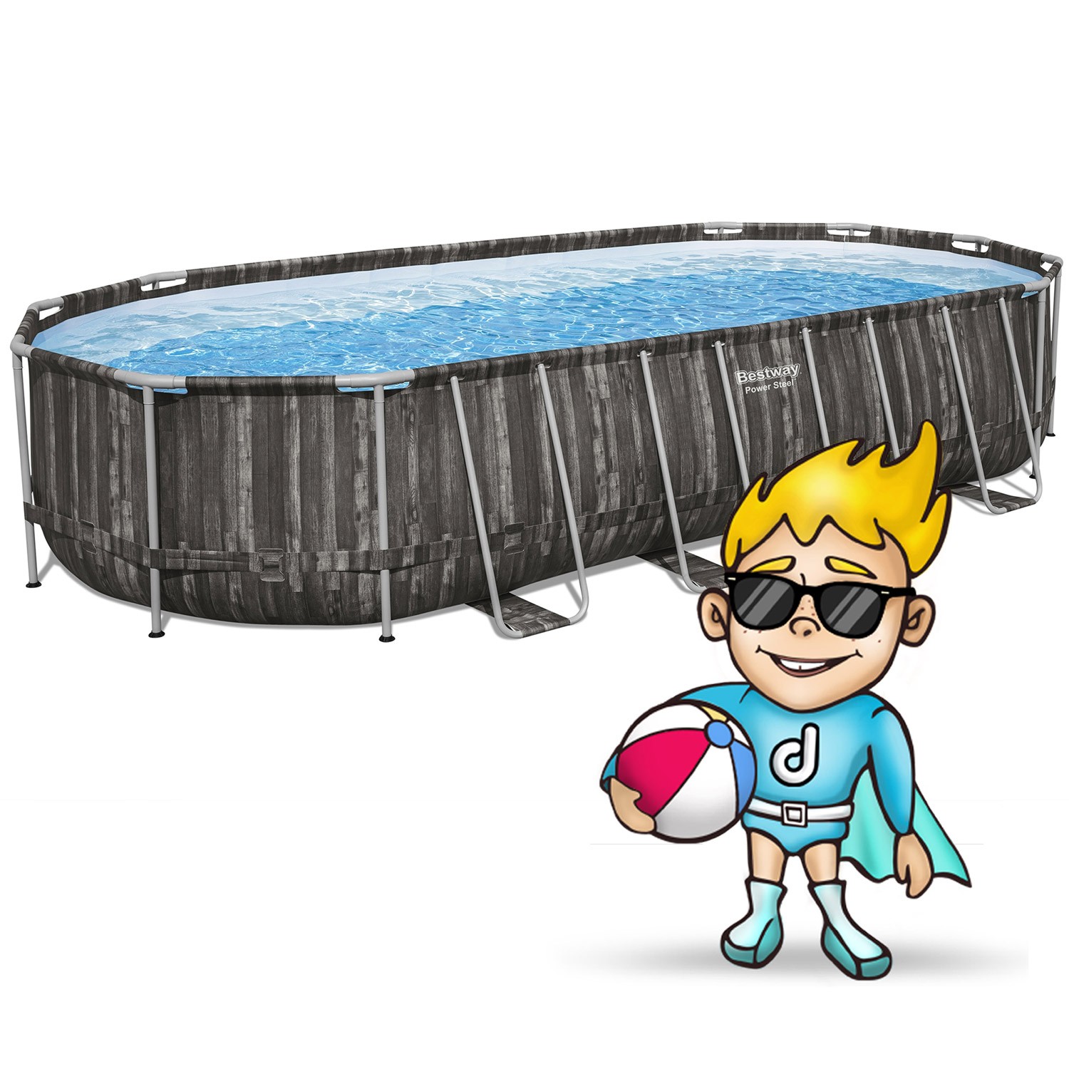 Raamiga aiabassein 732 x 366 x 132 cm 10-ühes Bestway 561ES - Image 12