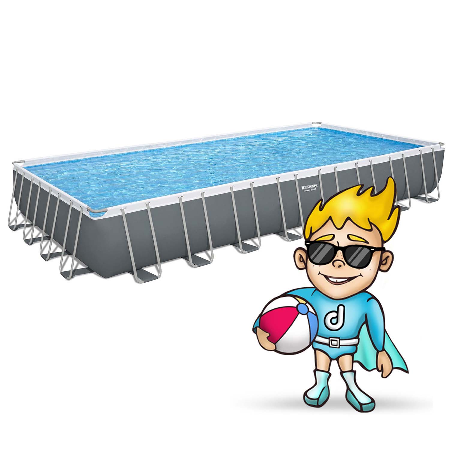 Raamiga aiabassein 956 x 488 x 132 cm 11 ühes Bestway 56623 - Image 8