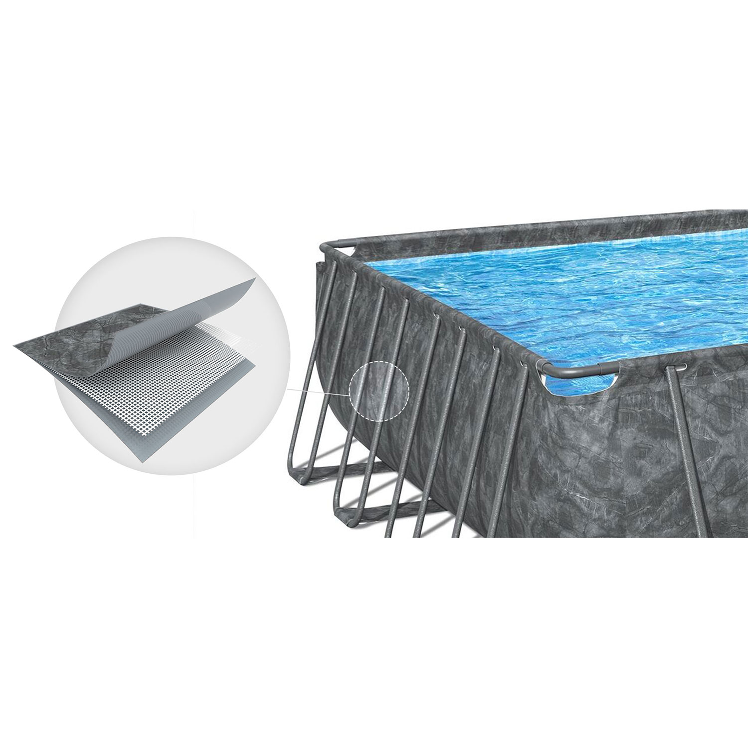 Raamiga aiabassein 956 x 488 x 132 cm 11 ühes Bestway 561KJ - Image 4